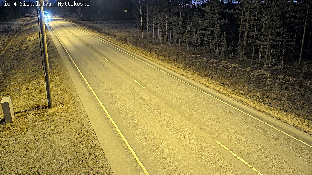 Weather Camera Image Väg 4 Siikalatva, Hyttikoski, Siikalatva, Pohjois-Pohjanmaa