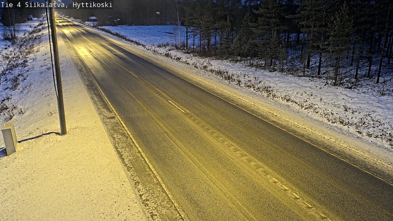 Weather Camera Image Road 4 Siikalatva, Hyttikoski, Siikalatva, Pohjois-Pohjanmaa