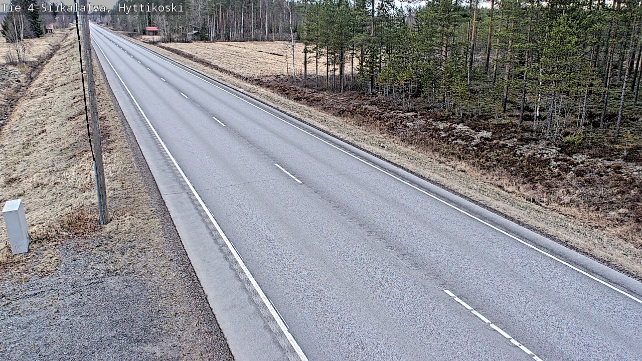 Weather Camera Image Road 4 Siikalatva, Hyttikoski, Siikalatva, Pohjois-Pohjanmaa
