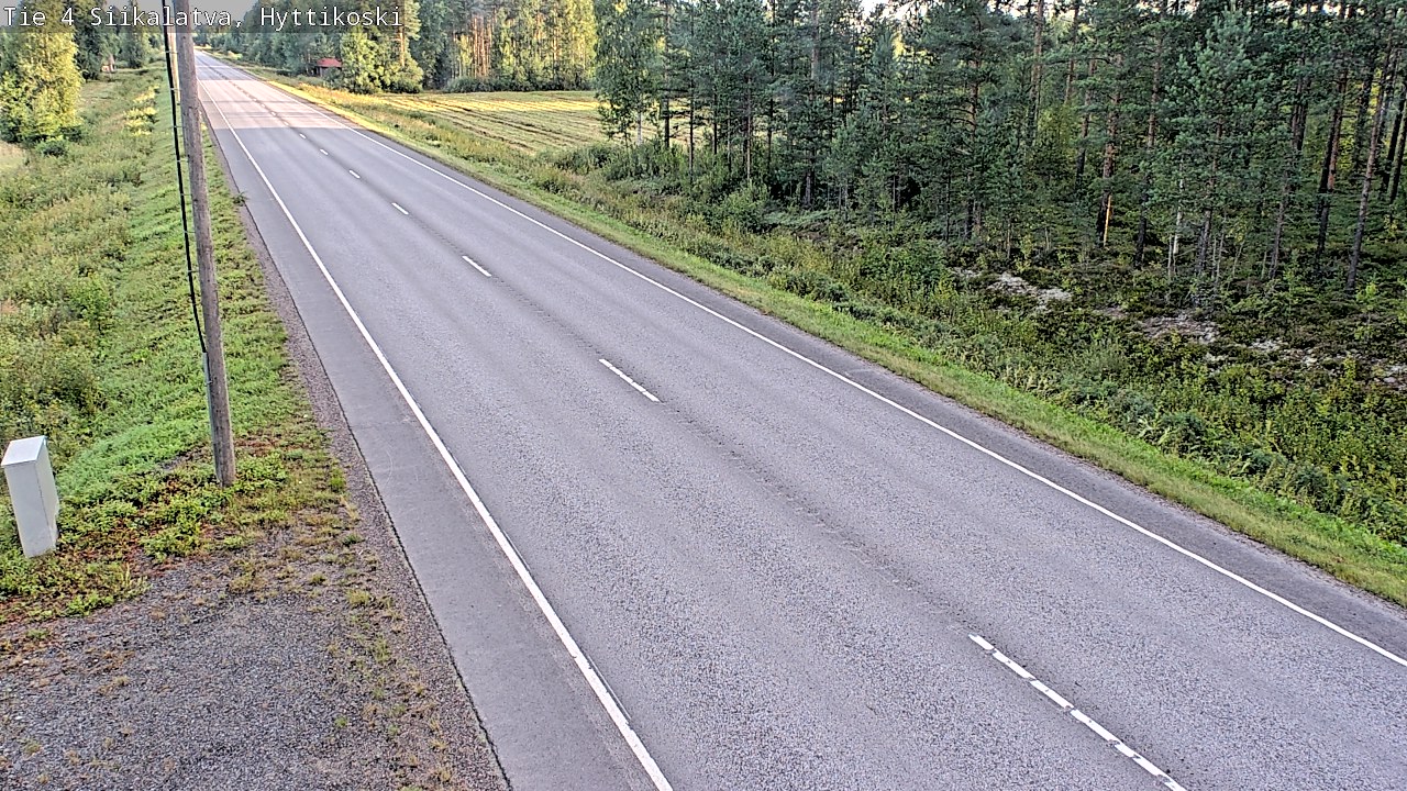 Weather Camera Image Road 4 Siikalatva, Hyttikoski, Siikalatva, Pohjois-Pohjanmaa