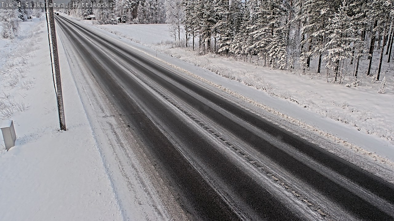 Weather Camera Image Väg 4 Siikalatva, Hyttikoski, Siikalatva, Pohjois-Pohjanmaa