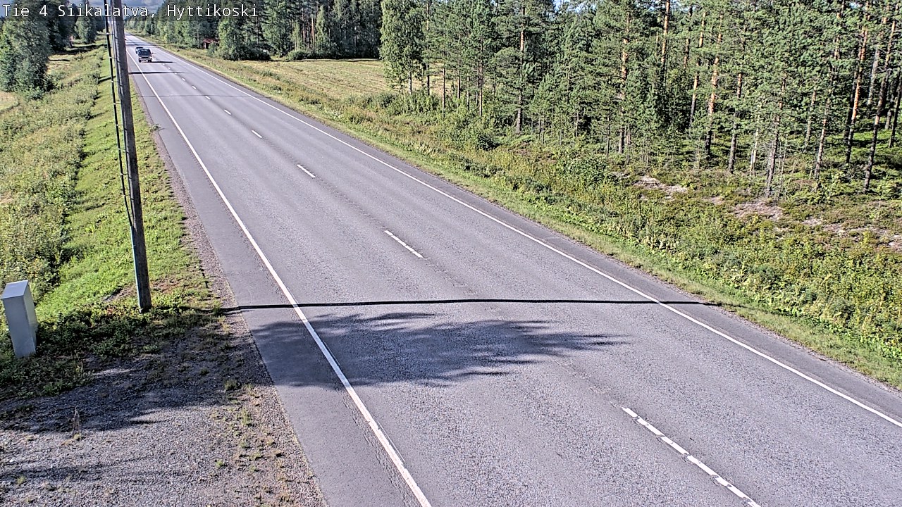 Weather Camera Image Road 4 Siikalatva, Hyttikoski, Siikalatva, Pohjois-Pohjanmaa
