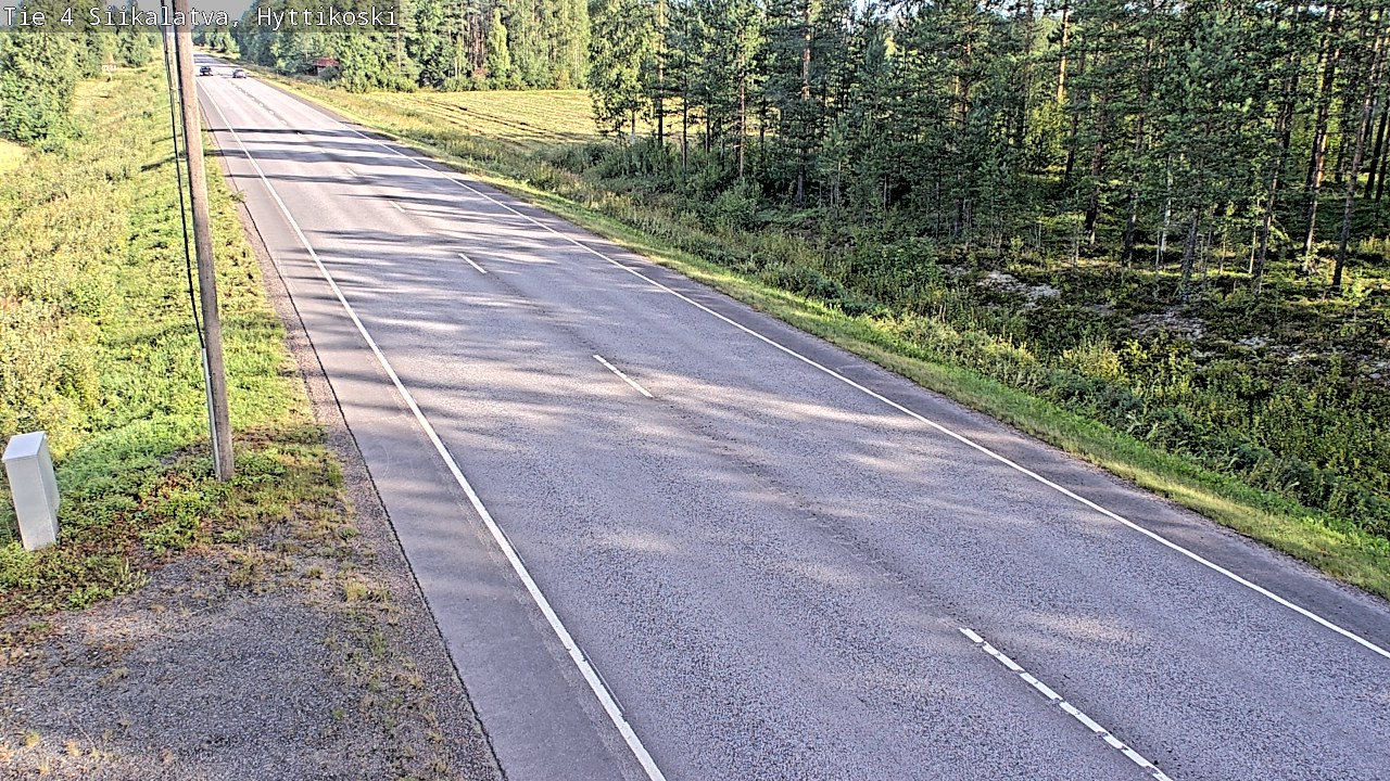 Weather Camera Image Road 4 Siikalatva, Hyttikoski, Siikalatva, Pohjois-Pohjanmaa