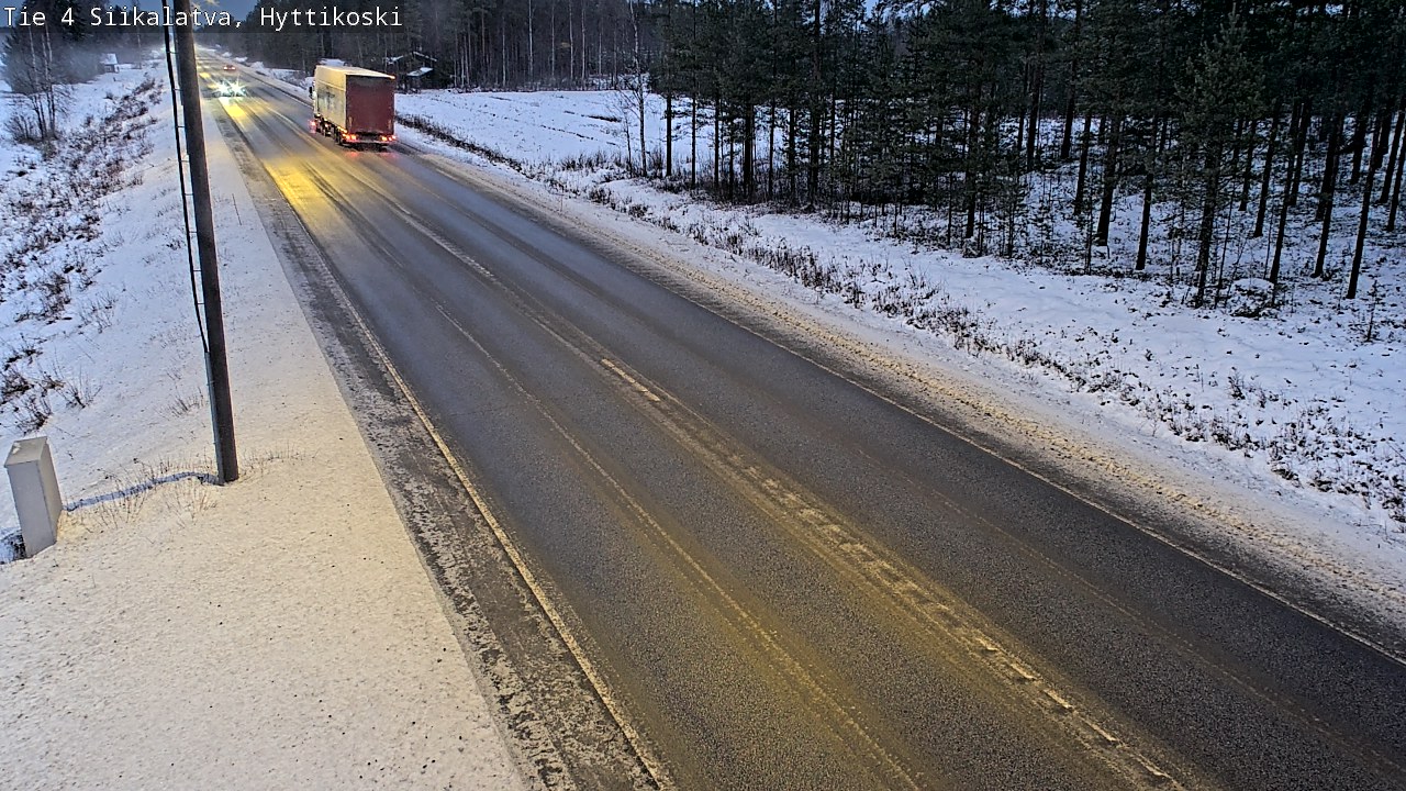 Weather Camera Image Road 4 Siikalatva, Hyttikoski, Siikalatva, Pohjois-Pohjanmaa