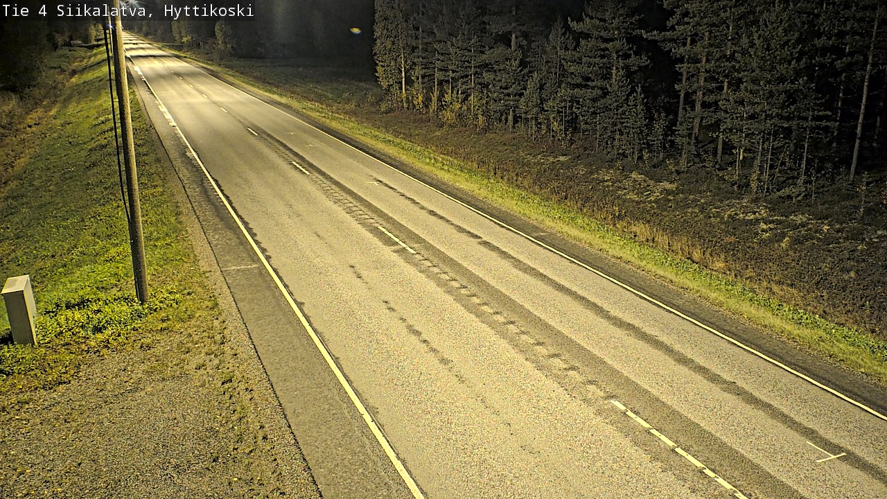 Weather Camera Image Road 4 Siikalatva, Hyttikoski, Siikalatva, Pohjois-Pohjanmaa