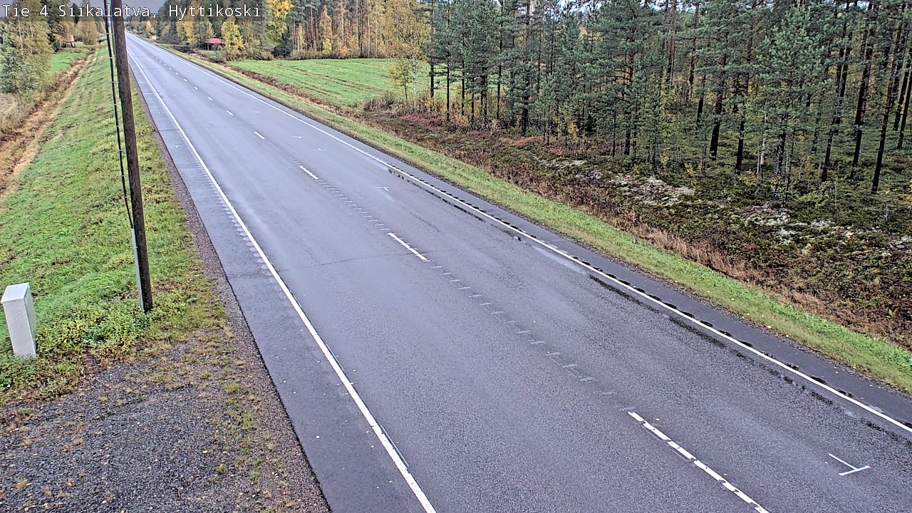 Weather Camera Image Road 4 Siikalatva, Hyttikoski, Siikalatva, Pohjois-Pohjanmaa