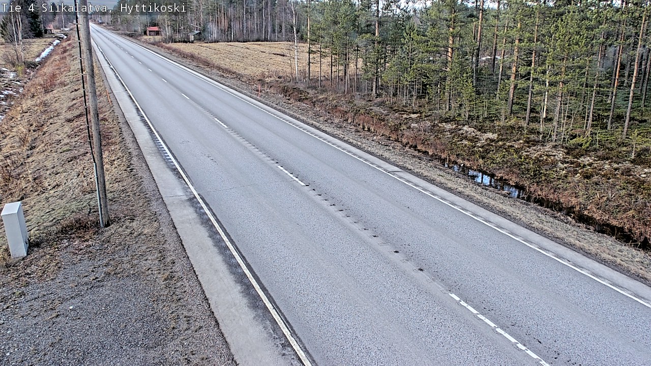 Weather Camera Image Road 4 Siikalatva, Hyttikoski, Siikalatva, Pohjois-Pohjanmaa