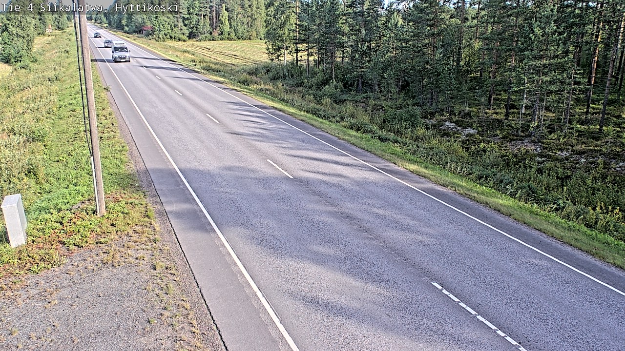 Weather Camera Image Road 4 Siikalatva, Hyttikoski, Siikalatva, Pohjois-Pohjanmaa
