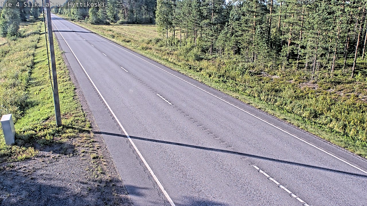 Weather Camera Image Road 4 Siikalatva, Hyttikoski, Siikalatva, Pohjois-Pohjanmaa