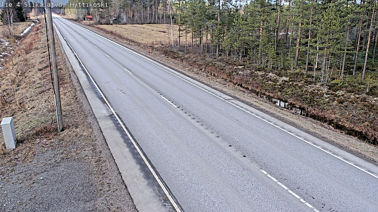 Weather Camera Image Road 4 Siikalatva, Hyttikoski, Siikalatva, Pohjois-Pohjanmaa