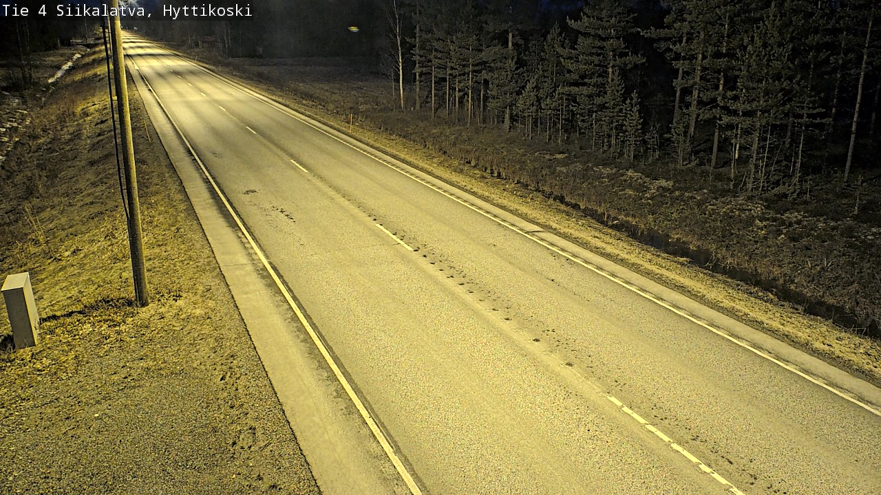 Weather Camera Image Road 4 Siikalatva, Hyttikoski, Siikalatva, Pohjois-Pohjanmaa