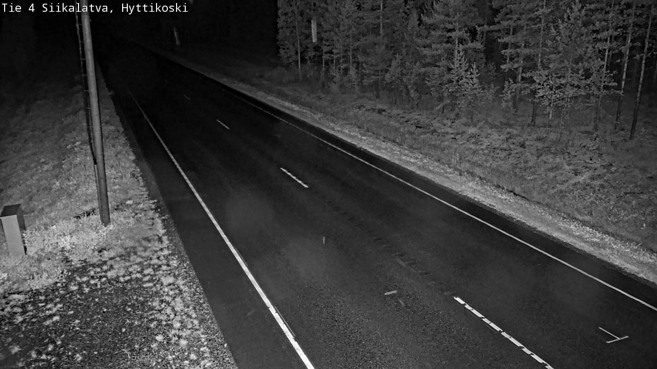 Weather Camera Image Road 4 Siikalatva, Hyttikoski, Siikalatva, Pohjois-Pohjanmaa