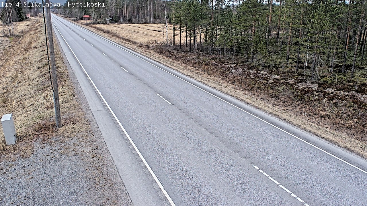 Weather Camera Image Road 4 Siikalatva, Hyttikoski, Siikalatva, Pohjois-Pohjanmaa