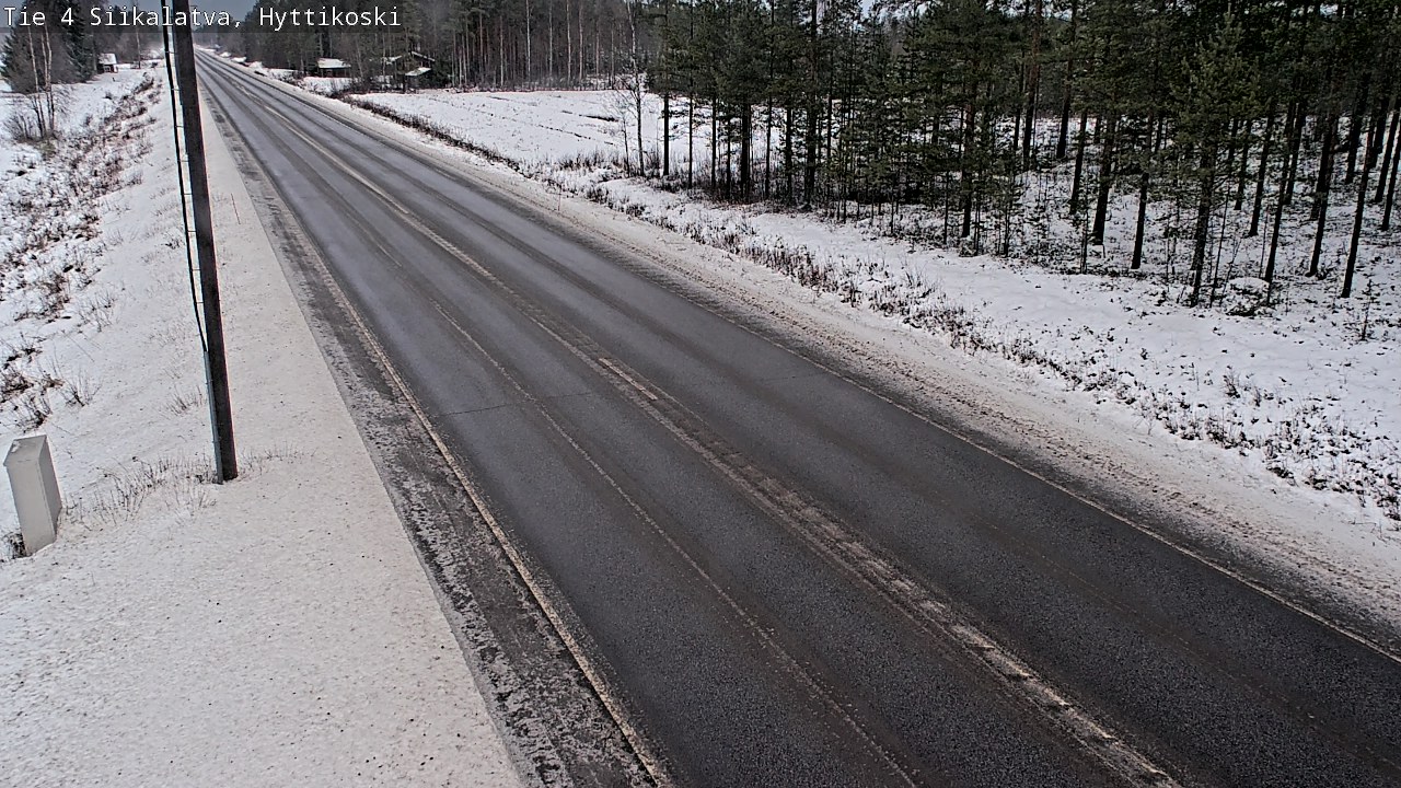 Weather Camera Image Road 4 Siikalatva, Hyttikoski, Siikalatva, Pohjois-Pohjanmaa