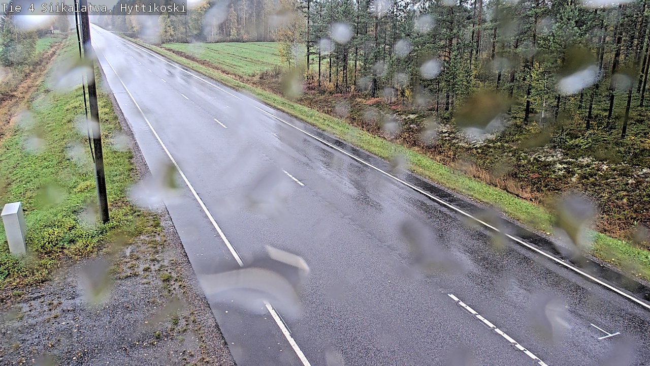 Weather Camera Image Road 4 Siikalatva, Hyttikoski, Siikalatva, Pohjois-Pohjanmaa