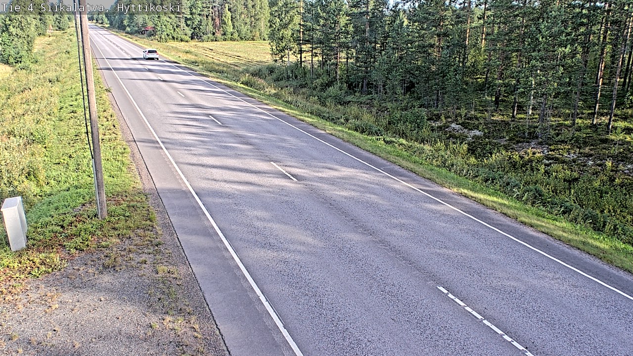 Weather Camera Image Road 4 Siikalatva, Hyttikoski, Siikalatva, Pohjois-Pohjanmaa