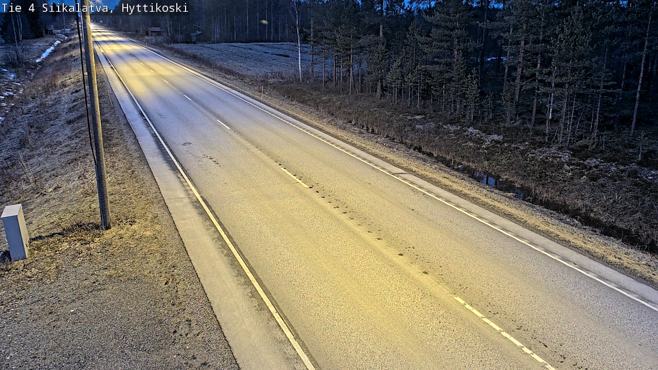 Weather Camera Image Road 4 Siikalatva, Hyttikoski, Siikalatva, Pohjois-Pohjanmaa