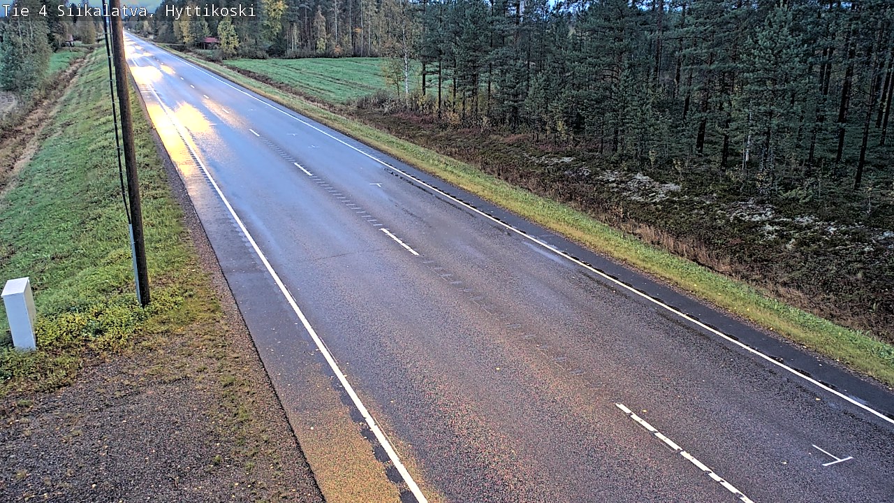 Weather Camera Image Road 4 Siikalatva, Hyttikoski, Siikalatva, Pohjois-Pohjanmaa