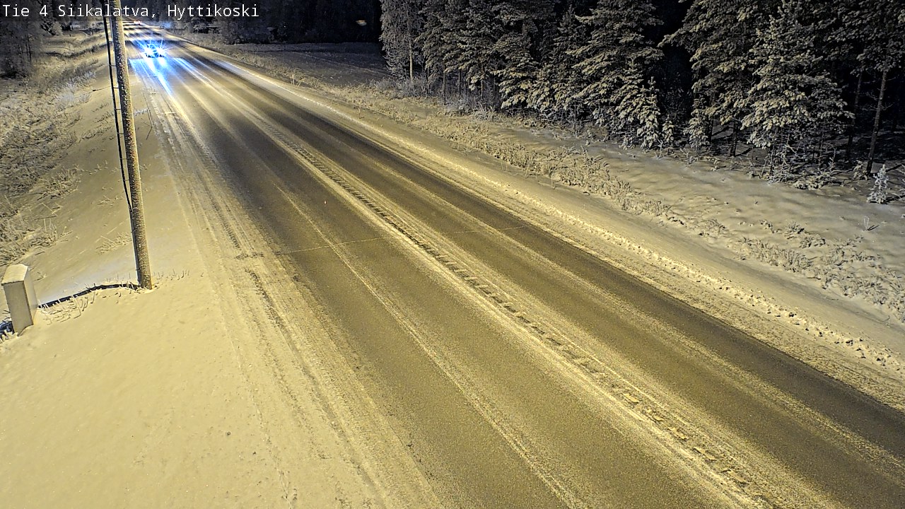 Weather Camera Image Väg 4 Siikalatva, Hyttikoski, Siikalatva, Pohjois-Pohjanmaa