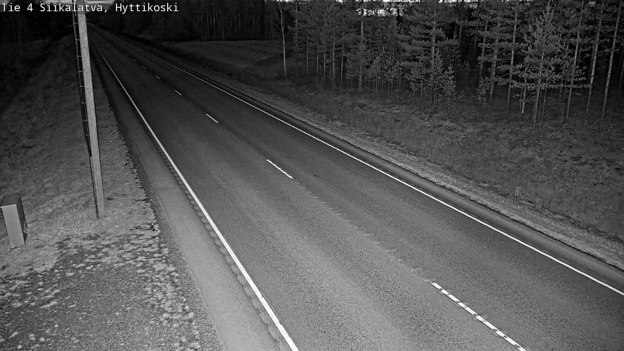 Weather Camera Image Väg 4 Siikalatva, Hyttikoski, Siikalatva, Pohjois-Pohjanmaa
