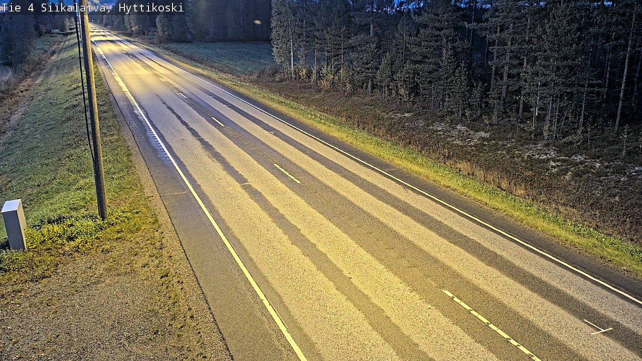 Weather Camera Image Road 4 Siikalatva, Hyttikoski, Siikalatva, Pohjois-Pohjanmaa