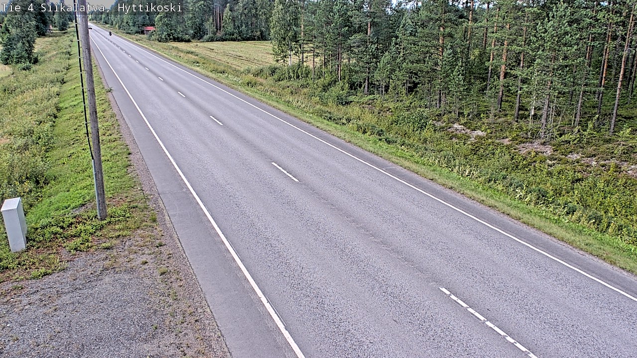 Weather Camera Image Road 4 Siikalatva, Hyttikoski, Siikalatva, Pohjois-Pohjanmaa