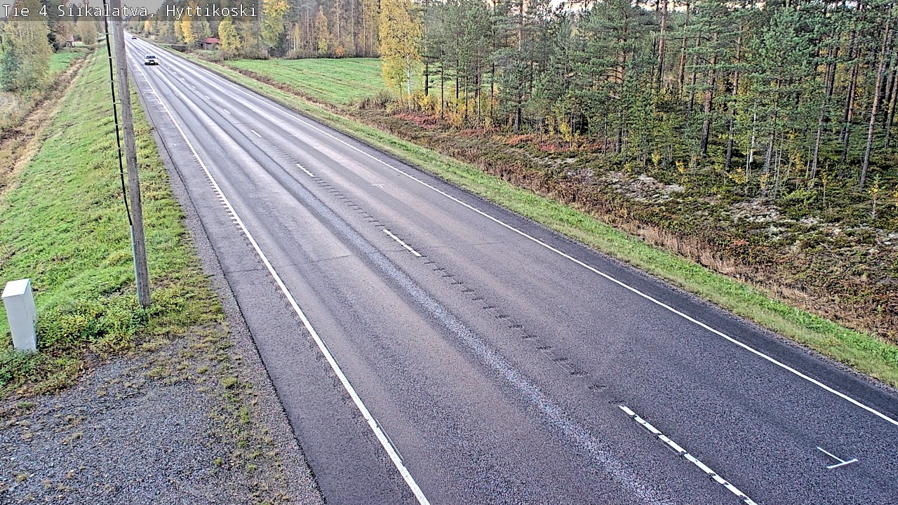 Weather Camera Image Road 4 Siikalatva, Hyttikoski, Siikalatva, Pohjois-Pohjanmaa
