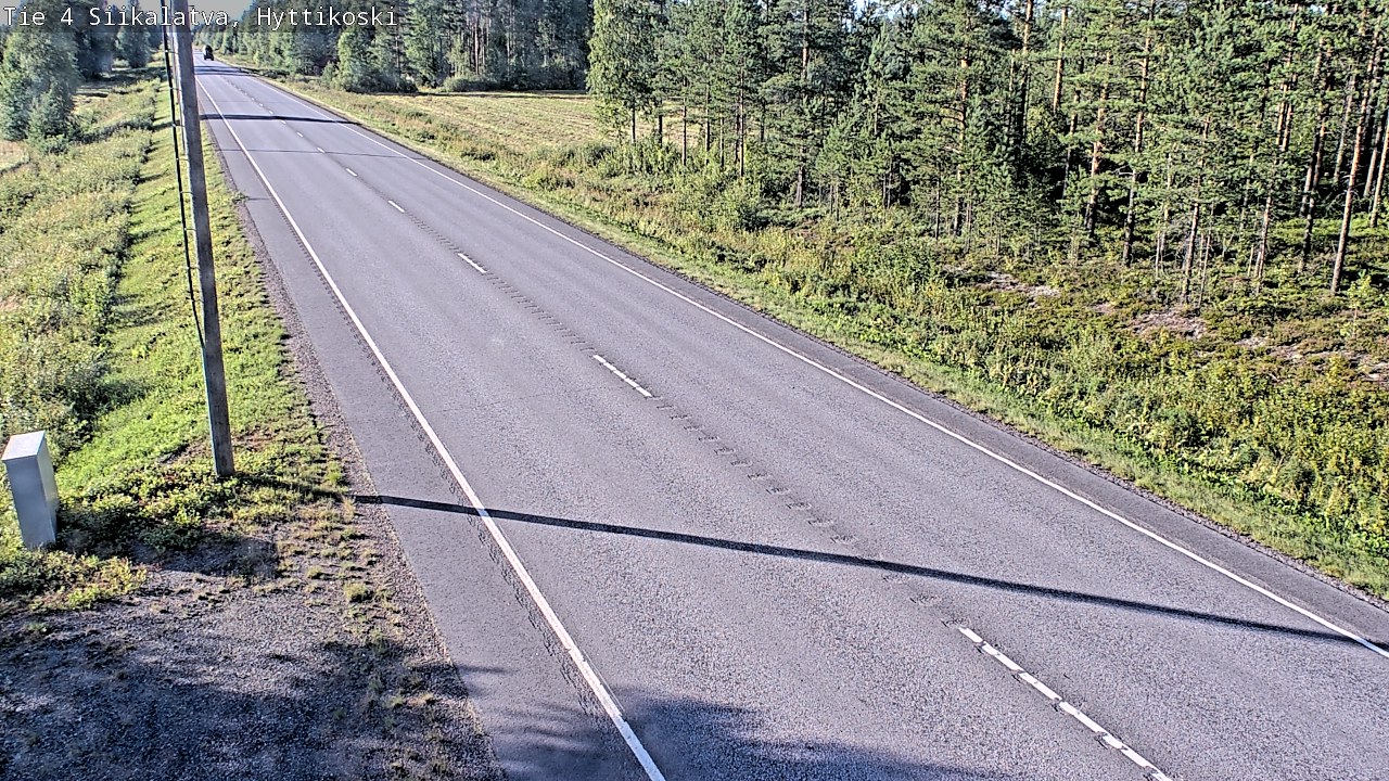 Weather Camera Image Road 4 Siikalatva, Hyttikoski, Siikalatva, Pohjois-Pohjanmaa