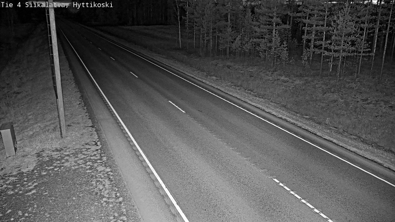 Weather Camera Image Road 4 Siikalatva, Hyttikoski, Siikalatva, Pohjois-Pohjanmaa