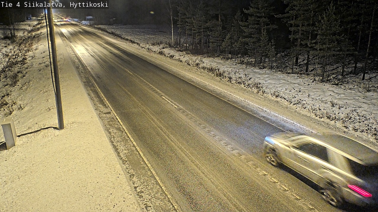 Weather Camera Image Road 4 Siikalatva, Hyttikoski, Siikalatva, Pohjois-Pohjanmaa