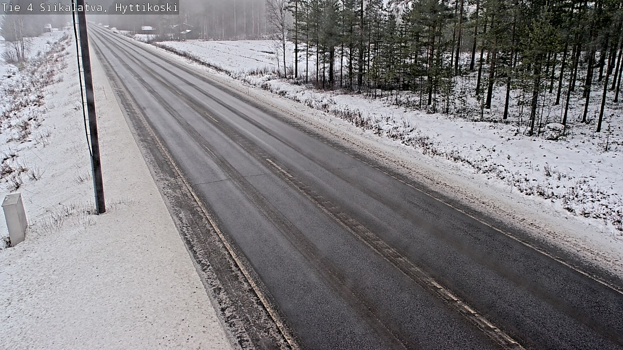 Weather Camera Image Road 4 Siikalatva, Hyttikoski, Siikalatva, Pohjois-Pohjanmaa