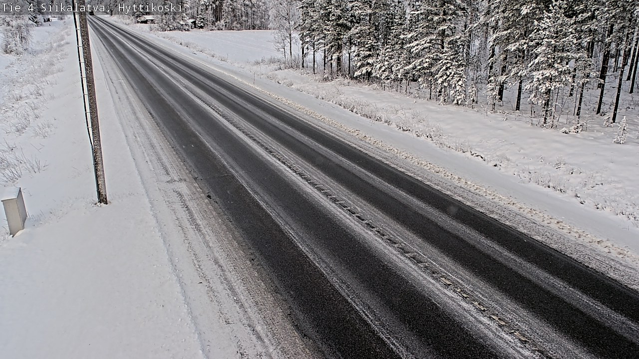 Weather Camera Image Väg 4 Siikalatva, Hyttikoski, Siikalatva, Pohjois-Pohjanmaa