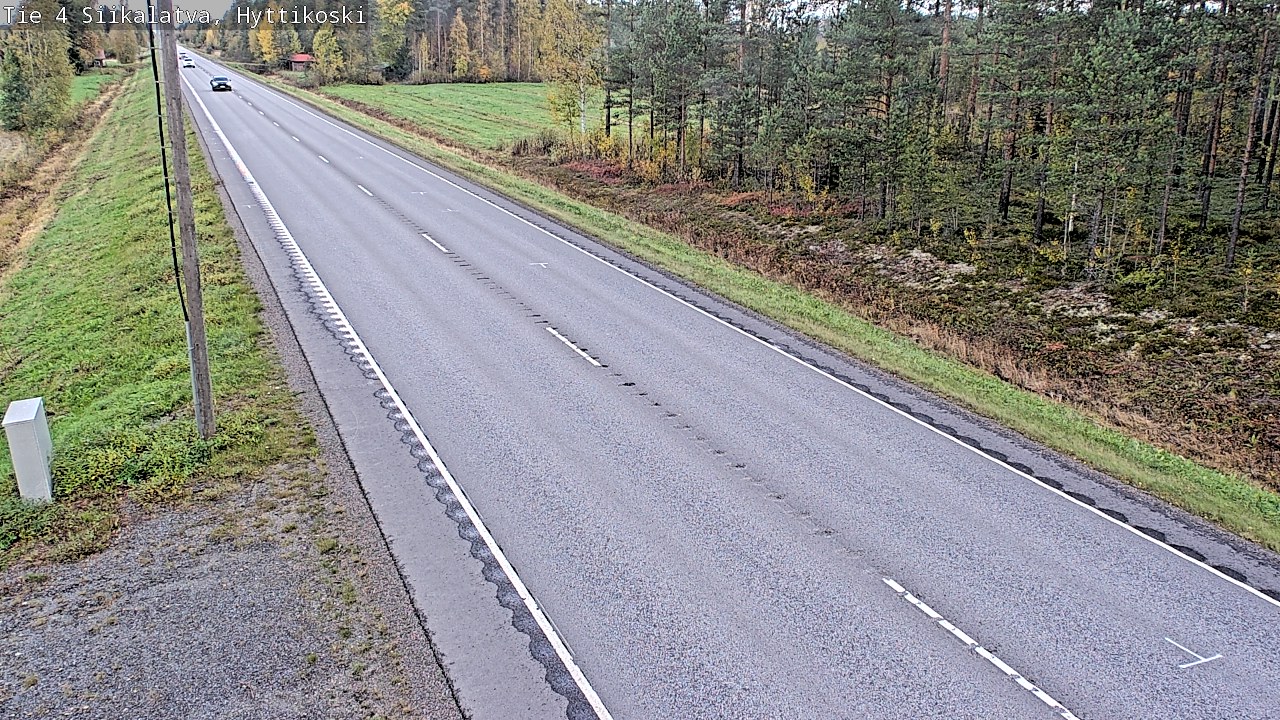 Weather Camera Image Road 4 Siikalatva, Hyttikoski, Siikalatva, Pohjois-Pohjanmaa