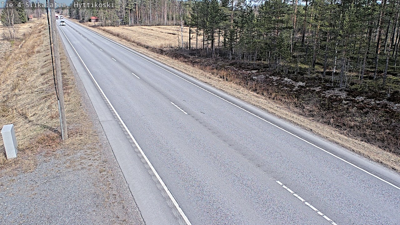Weather Camera Image Väg 4 Siikalatva, Hyttikoski, Siikalatva, Pohjois-Pohjanmaa