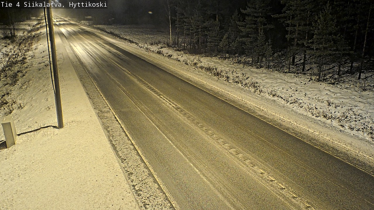 Weather Camera Image Road 4 Siikalatva, Hyttikoski, Siikalatva, Pohjois-Pohjanmaa
