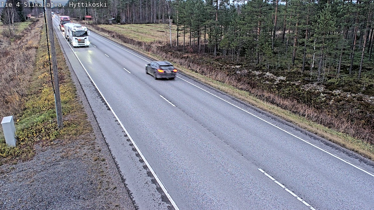 Kelikamerat Kuva Tie 4 Siikalatva, Hyttikoski, Siikalatva, Pohjois-Pohjanmaa