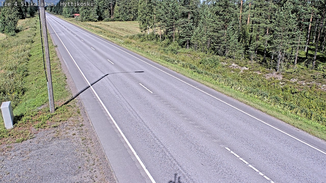 Weather Camera Image Road 4 Siikalatva, Hyttikoski, Siikalatva, Pohjois-Pohjanmaa