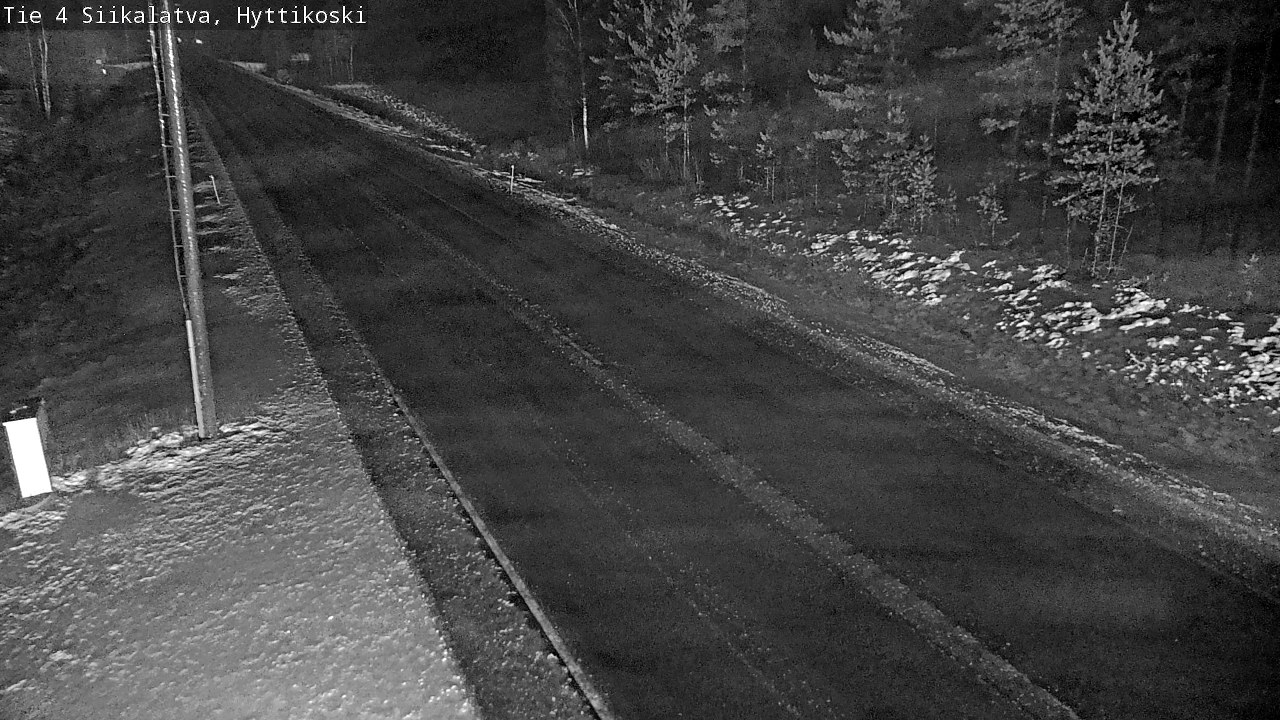 Weather Camera Image Road 4 Siikalatva, Hyttikoski, Siikalatva, Pohjois-Pohjanmaa
