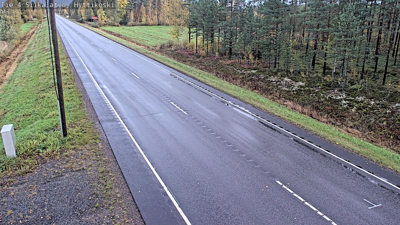 Weather Camera Image Road 4 Siikalatva, Hyttikoski, Siikalatva, Pohjois-Pohjanmaa