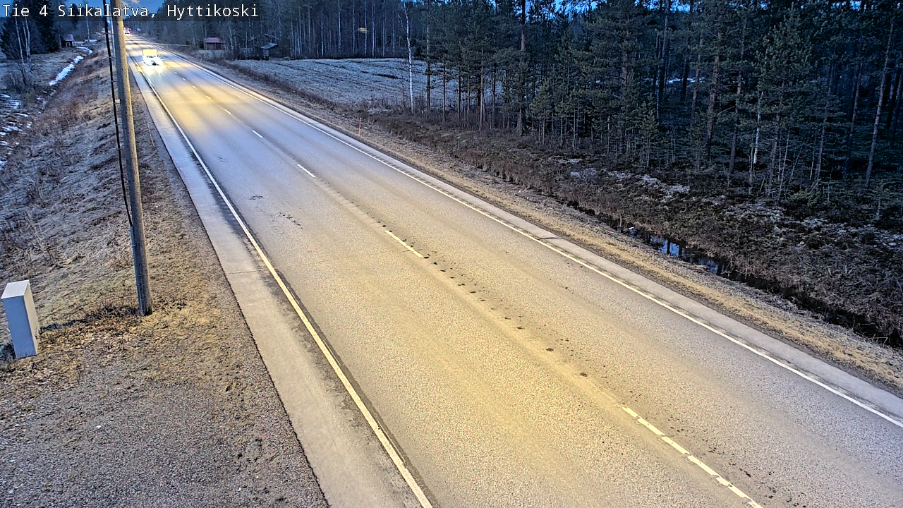 Weather Camera Image Road 4 Siikalatva, Hyttikoski, Siikalatva, Pohjois-Pohjanmaa
