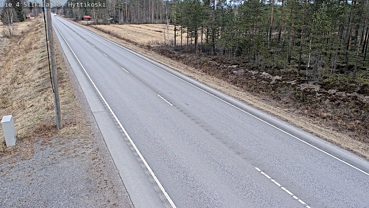 Weather Camera Image Road 4 Siikalatva, Hyttikoski, Siikalatva, Pohjois-Pohjanmaa