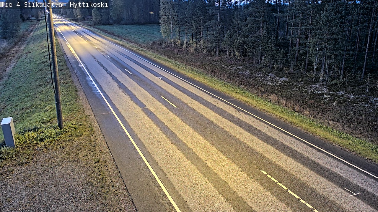 Weather Camera Image Road 4 Siikalatva, Hyttikoski, Siikalatva, Pohjois-Pohjanmaa