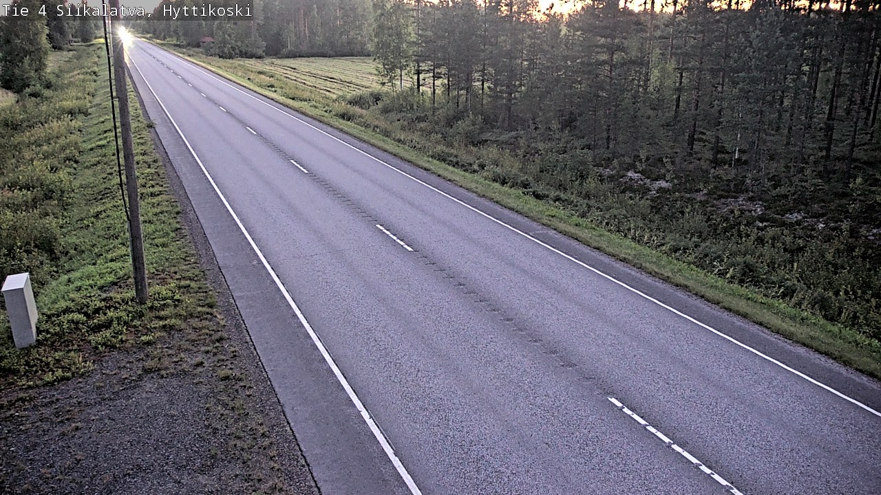 Weather Camera Image Road 4 Siikalatva, Hyttikoski, Siikalatva, Pohjois-Pohjanmaa