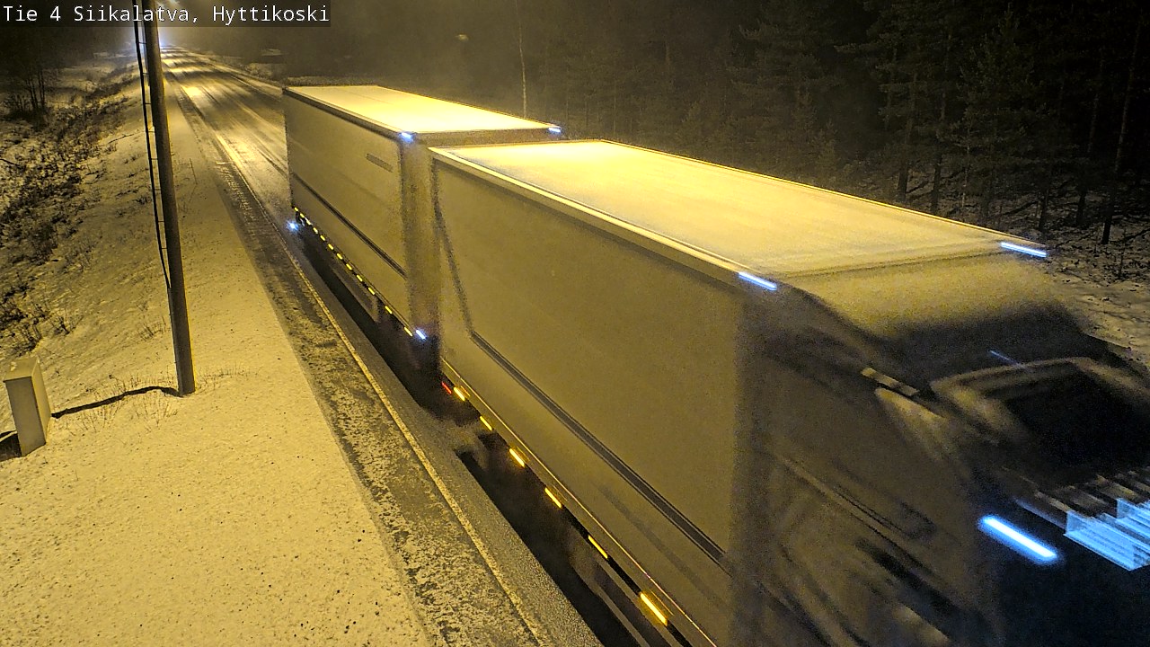 Weather Camera Image Road 4 Siikalatva, Hyttikoski, Siikalatva, Pohjois-Pohjanmaa
