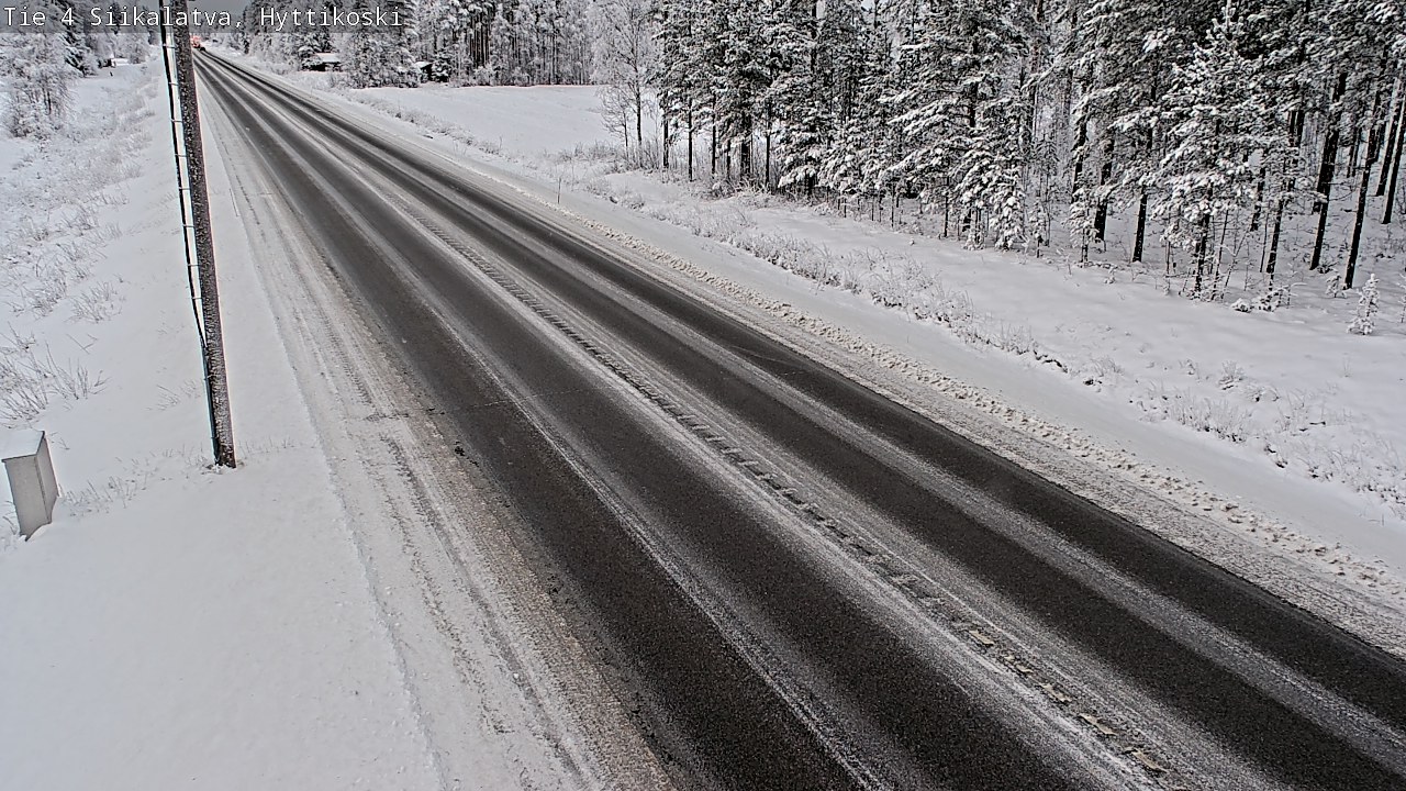 Weather Camera Image Väg 4 Siikalatva, Hyttikoski, Siikalatva, Pohjois-Pohjanmaa
