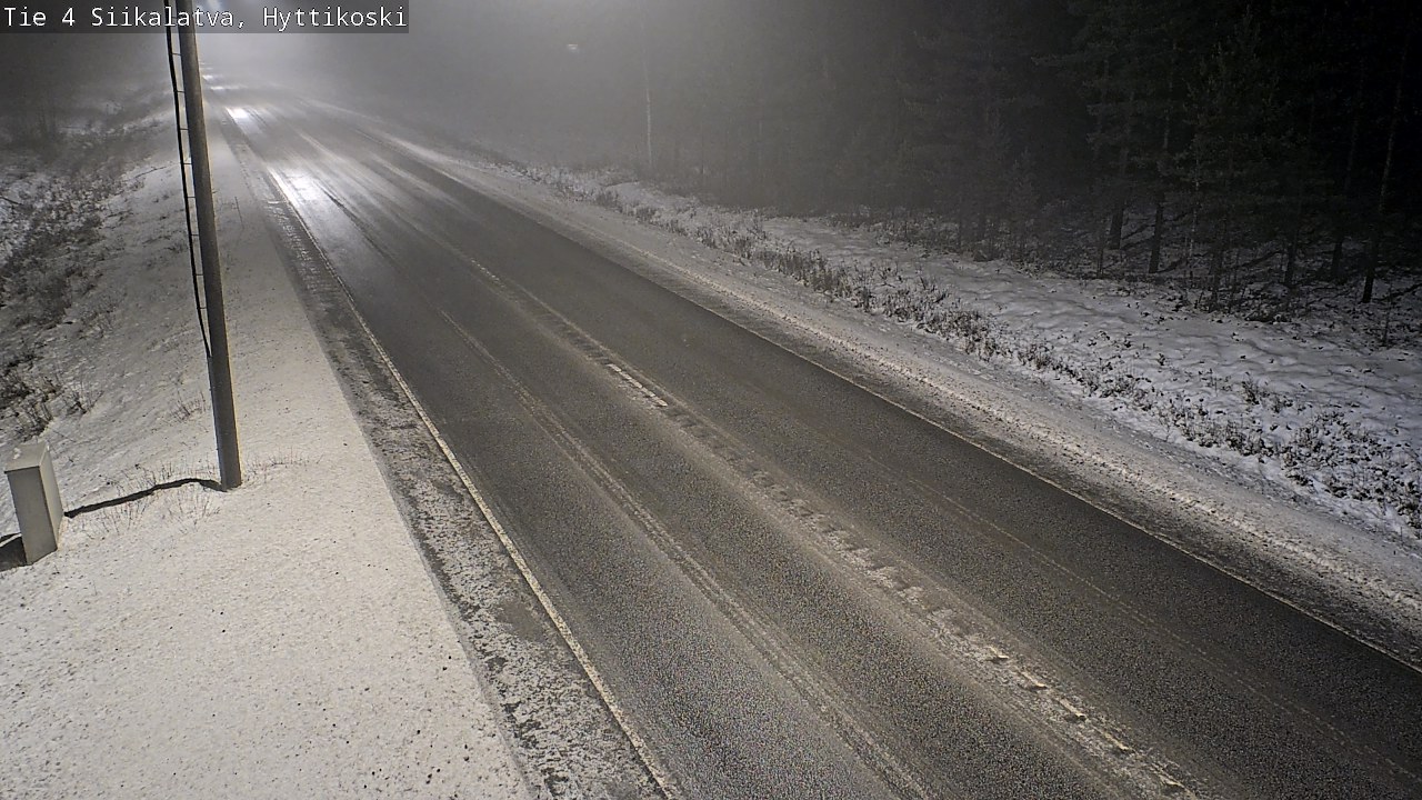 Weather Camera Image Road 4 Siikalatva, Hyttikoski, Siikalatva, Pohjois-Pohjanmaa
