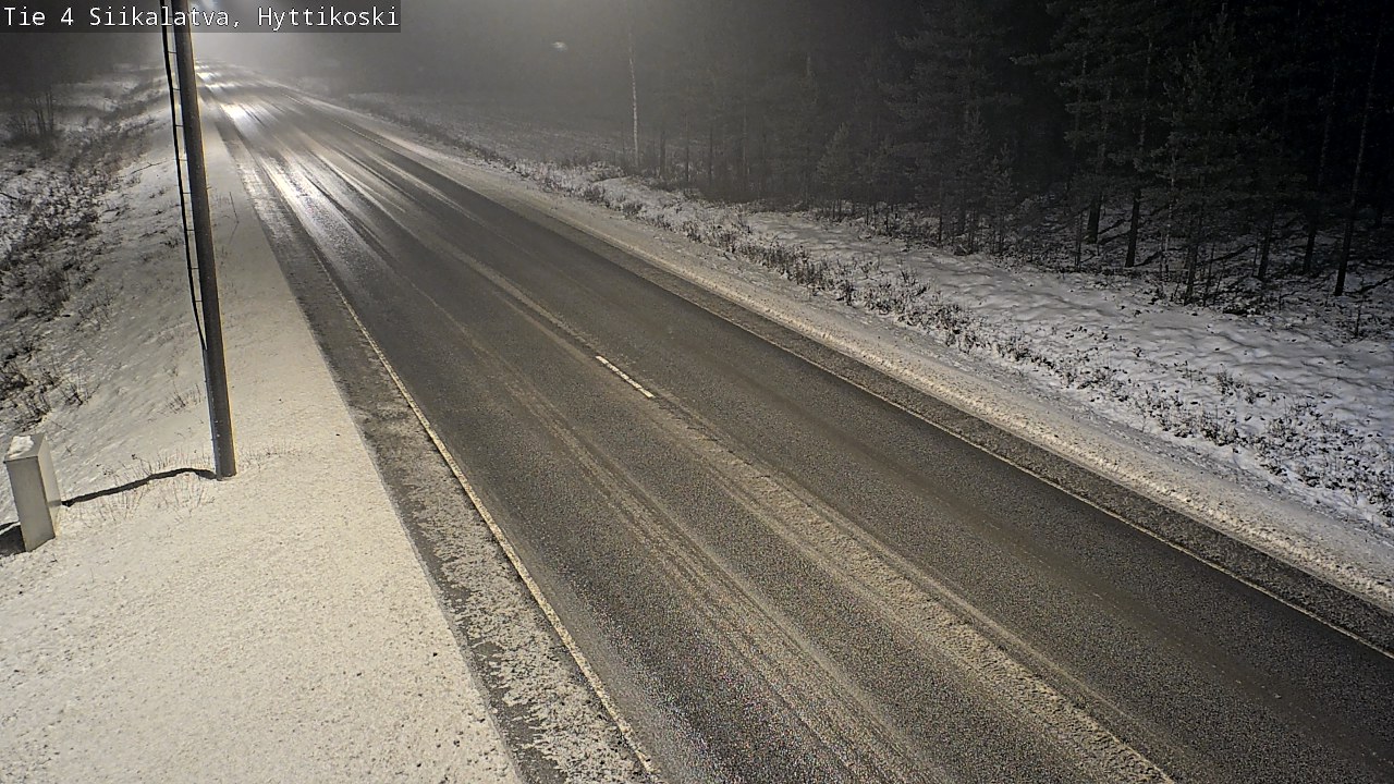 Weather Camera Image Road 4 Siikalatva, Hyttikoski, Siikalatva, Pohjois-Pohjanmaa