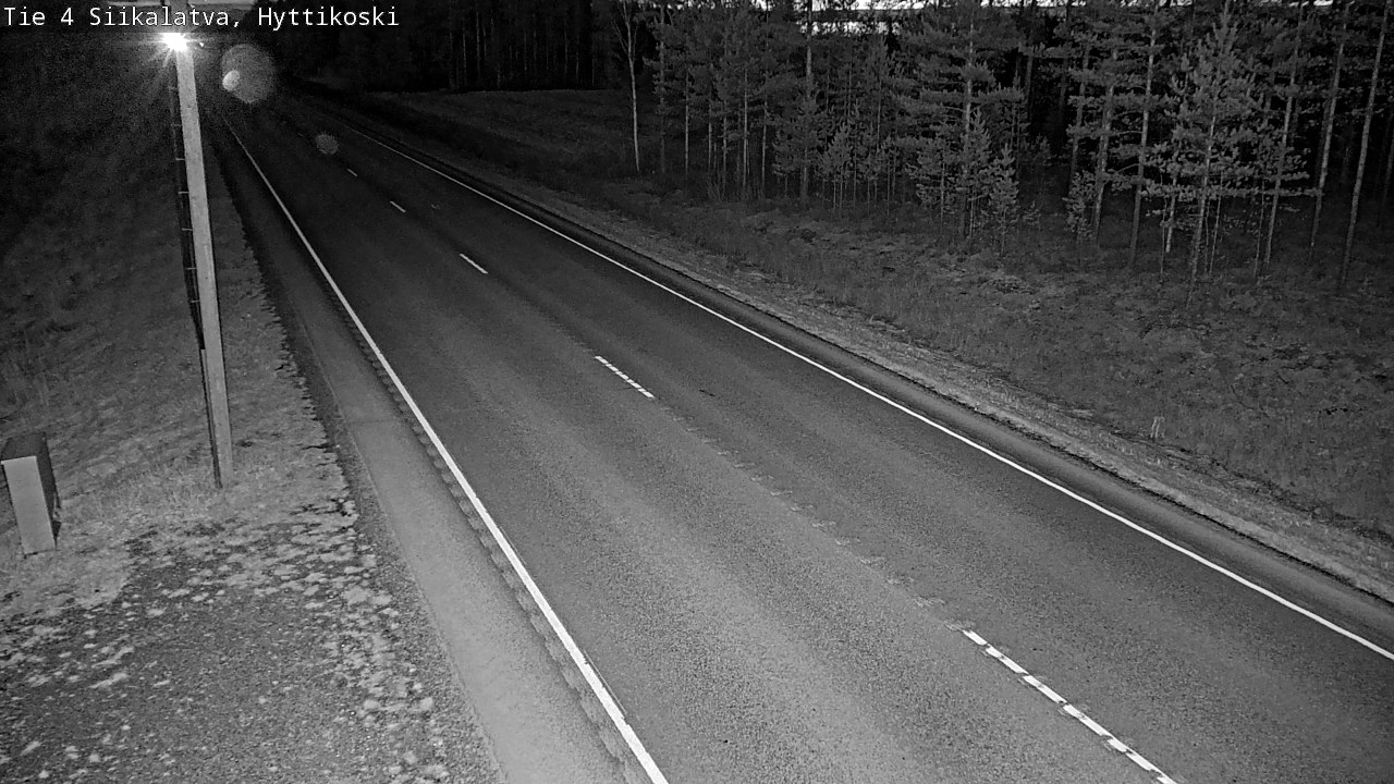Weather Camera Image Väg 4 Siikalatva, Hyttikoski, Siikalatva, Pohjois-Pohjanmaa