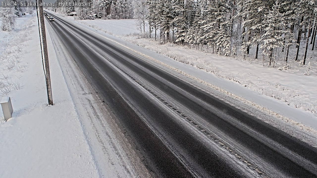 Weather Camera Image Väg 4 Siikalatva, Hyttikoski, Siikalatva, Pohjois-Pohjanmaa