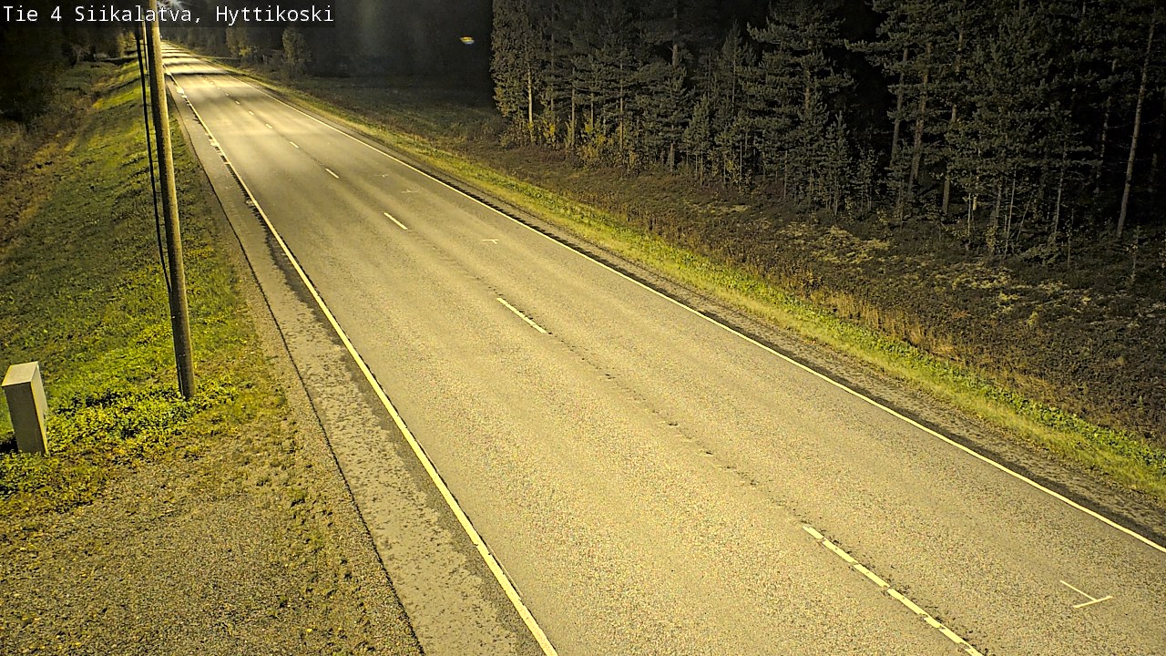 Weather Camera Image Road 4 Siikalatva, Hyttikoski, Siikalatva, Pohjois-Pohjanmaa
